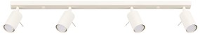 Bodové svietidlo Ring, 4x béžové kovové tienidlo, (možnosť polohovania)