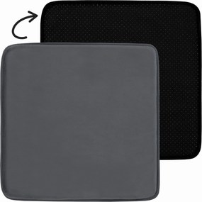 Podsedák na stoličku MARIE 38x38 cm - grafitový