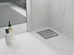 Mexen Flat nerezová podlahová vpusť 12x12 cm, 1010012