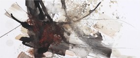 Obraz abstraktné maľby (120x50 cm)