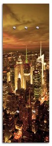 Gario Vešiak na stenu New York v noci Rozmery: 40 x 118 cm