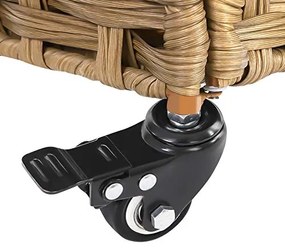 Ručne tkaný kôš na bielizeň SONGMICS LCB083N01