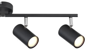 Globo 57914-4 - Bodové svietidlo ALLVI 4xGU10/25W/230V čierna