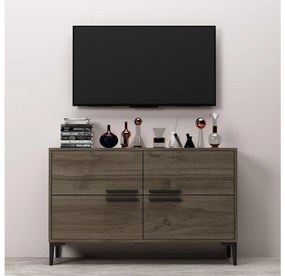 TV stolík/skrinka Kipobu (orech) . Vlastná spoľahlivá doprava až k Vám domov. 1095290