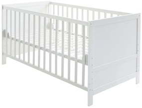 roba Detská postieľka Sternenzauber s príslušenstvom, 70 x 140 cm (biela)  (100340823)