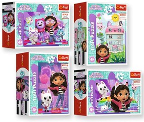 19773-6/54211 Mini puzzle - Gábinin kúzelný domček - sada 4ks