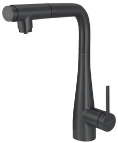 Deante BRE_N75M - Drezová batéria s vyťahovacou sprškou ERIDAN čierna