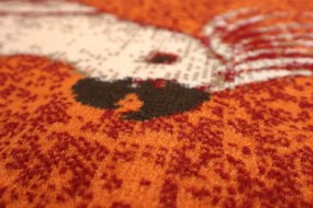 Alfa Carpets, TRHÁK: Kusový koberec Kakadu orange, 80x120, oranžová, detská izba