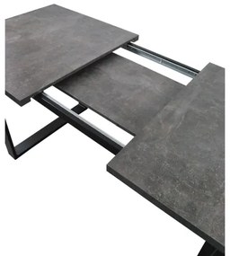 Rozkladací jedálenský stôl COLIN sivý