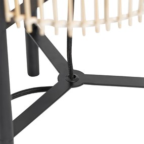 Škandinávska stolná lampa z bambusu - Natasja