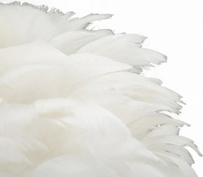Stolná lampa Ball Feather 50 cm bielo-zlatá