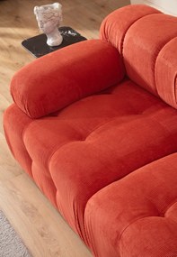 Dvojmiestna luxusná pohovka Doblo orange
