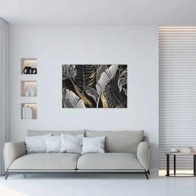 Obraz - Zlatá džungľa (90x60 cm)