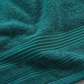 Tmavozelený froté bavlnený uterák 50x90 cm Tendresse – douceur d'intérieur