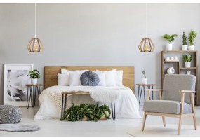 Luster na lanku BERGO 1xE27/60W/230V biela