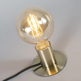 Art deco stolná lampa zlatá - Facil