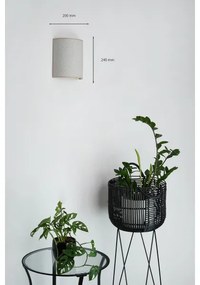 Brilagi - Nástenné svietidlo SEMI 1xE27/15W/230V pr. 20 cm svetlošedá