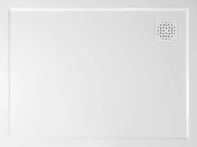 Gelco Gelco, XENA vanička z liateho mramoru, obdĺžnik 120x90cm, biela, HX12090