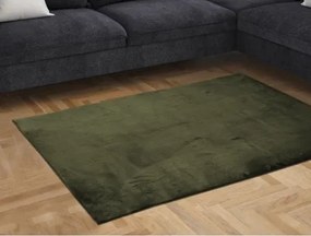 Koberec Plush 110x160 cm, zelený%