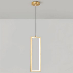 Toolight Toolight, LED závesné osvetlenie 6W, 3000K, 3500lm, LHJ084-1CP, zlatá lesklá, OSW-50058