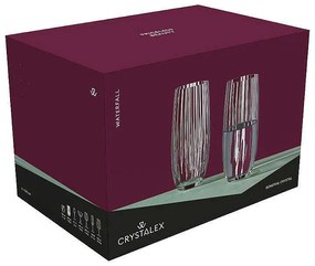 Crystalex Poháre na víno WATERFALL 350 ml, 6 ks