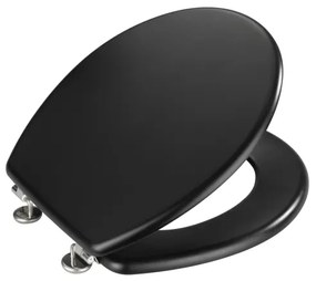 WENKO 20077100-WC sedež PRIMA 37x41 cm črna/srebrna