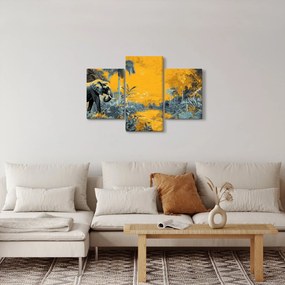 Obraz - Slon v prírode (90x60 cm)