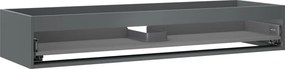 Mexen Box-A, závesná skrinka, 140 cm, 1 zásuvka, grafitová matná, 91AX0-1400-235-1-66