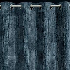 ZATEMŇOVACÍ ZÁVES NA KRÚŽKOCH ALETA 135X250 CM TMAVOMODRÁ
