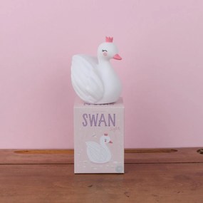 A Little Lovely Company Detské nočné svetielko - White Swan