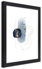 Gario Plagát Tvary a línie abstraktné Farba rámu: Bez rámu, Rozmery: 20 x 30 cm