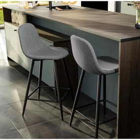 Sada 2 svetlosivých stoličiek Actona Wilma