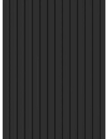 Mexen Lam-B, stenové lamely 275 × 31,5 cm, HDF doska 4 mm, čierna matná, S100-275317-2812-053