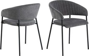 Actona - Stolička Ann šedá (95737)