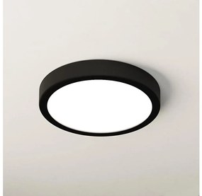 Eglo 900653 - LED kúpeľňové stropné svietidlo FUEVA LED/17W/230V čierne IP44