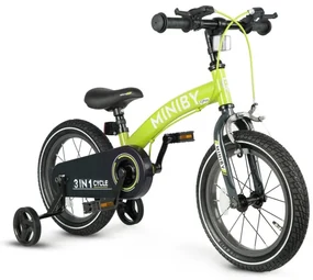 Detský bicykel Miniby 14" zelený