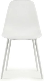 Jedálenská stolička OSAKA plastová, biela