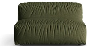 Zelený modul pohovky (stredový diel) Martina – Micadoni Home