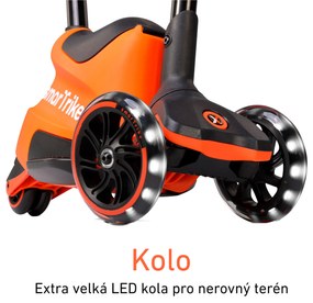 Xtend Scooter Ride-on orange – multifunkčná kolobežka