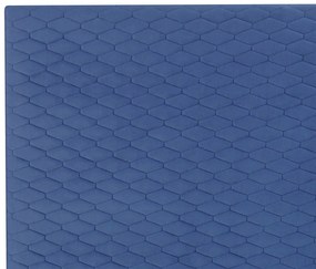 Zamatová posteľ 160 x 200 cm modrá BAYONNE Beliani