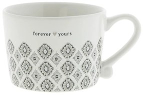 Cup White sm/Forever yours 8.5x7x6cm