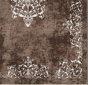 Hnedé kúpeľňové predložky v súprave 2 ks 60x100 cm – Foutastic