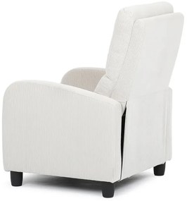 Autronic BONTEC Relaxačné kreslo, béžová, menčestrová látka, TV-4011 BGE2 Farba: Šedá