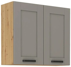 Kuchynská skrinka Luna claygrey/artisan 80G-72 2F