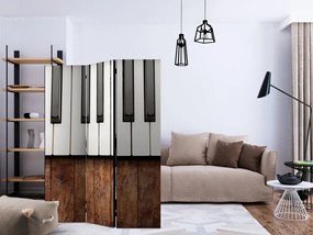 Artgeist Paraván - Inspired by Chopin - mahogany [Room Dividers]