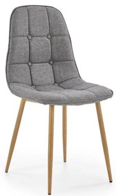 Jedálenská stolička VELSOR 1 ks sivá