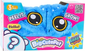 LEAN Toys Skákacia lopta Rastúci plyšový modrý žralok Pump 50 cm