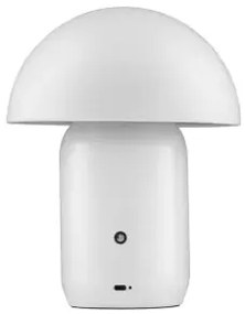 Dizajnová stojaca lampa Pois Biela