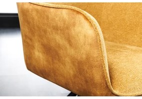 Stolička 44157 Verona látka Svetlo Žltá + Zamat  - Komfort-nábytok