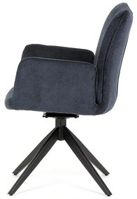Autronic BONTEC Jedálenská stolička, modrá, látka, HC-993 BLUE2 Farba: Biela